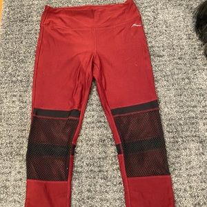 Gottex crop leggings maroon